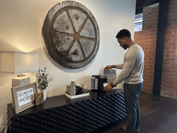 Complimentary resident coffee bar